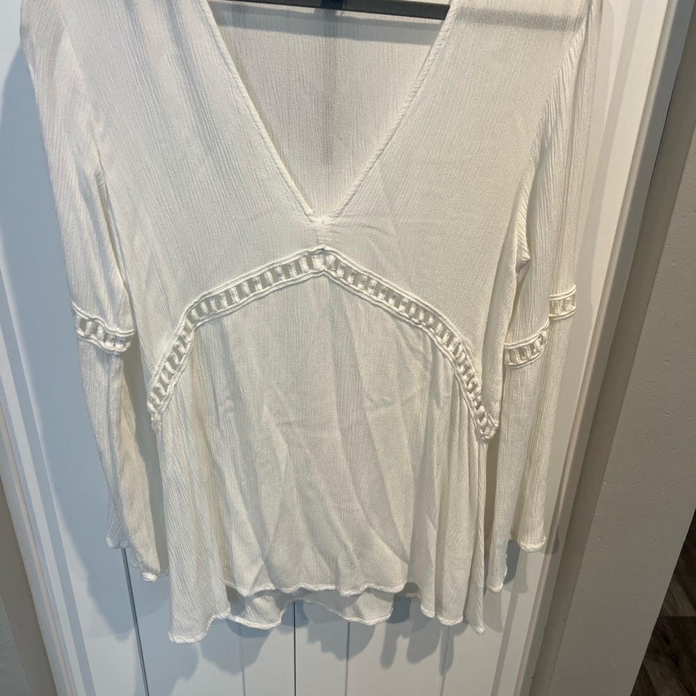Cut out Embroidered Blouse